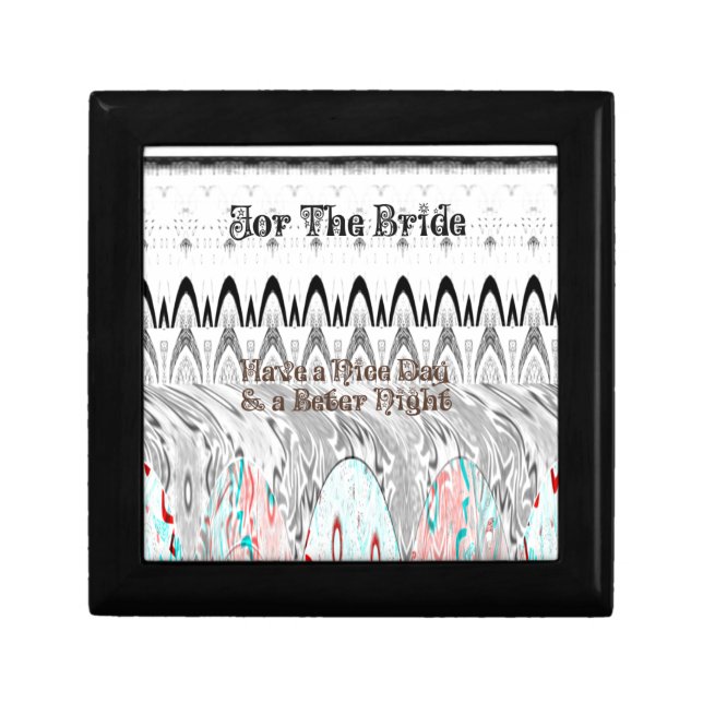 Bridal Shower Gift Art Print Gift Box (Front)