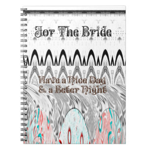 Bridal Shower Gift Art Print Notebook