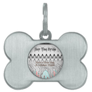 Bridal Shower Gift Art Print Pet ID Tag