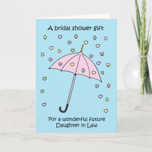 Bridal Shower Gift for Future Daughter in Law Invitation