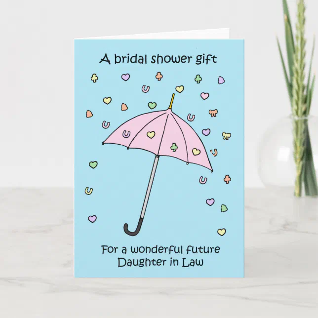Bridal Shower Gift for Future Daughter in Law Invitation Zazzle