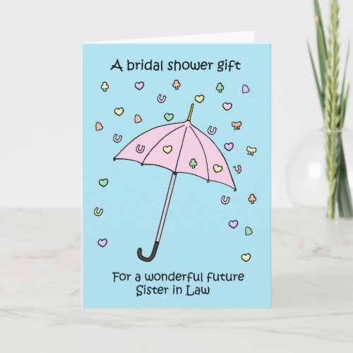 Bridal Shower Gift for Future Sister in Law Invitation