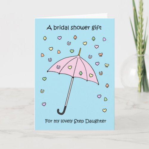 Bridal Shower Gift for Step Daughter Invitation