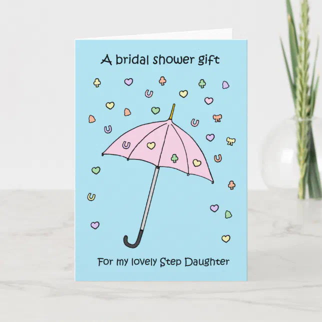 Bridal Shower Gift for Step Daughter. Invitation | Zazzle