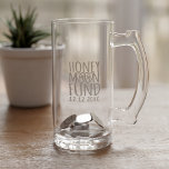 Bridal Shower Gift Honeymoon Fund Wedding Stein<br><div class="desc">Add your initials and wedding date to this Honeymoon Fund beer stein.  Makes a lovely Bridal Shower Gift for the Happy Couple.</div>