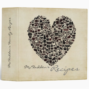 Bridal Shower Gift Recipe Clippings Name Binder