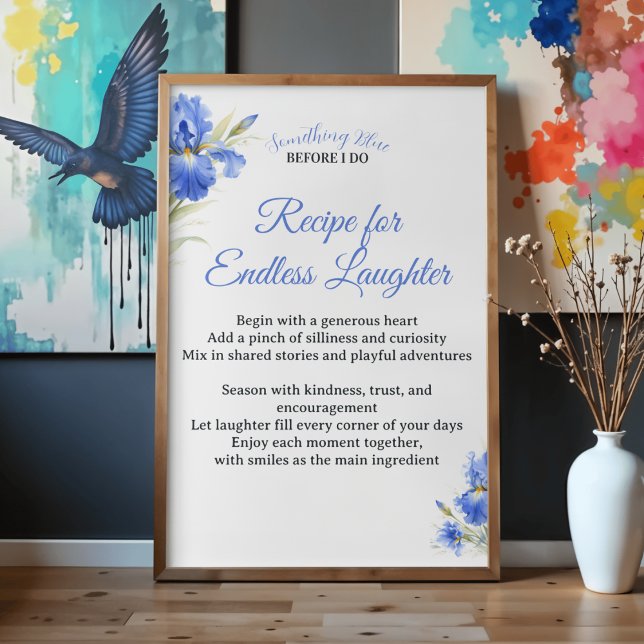 Bridal Shower Gift Recipe for Endless Laughter Poster (Bridal Shower Gift Recipe for Endless Laughter Poster
)