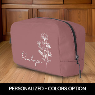 Bridal shower gift, Women’s travel bag, Mama gift Dopp Kit