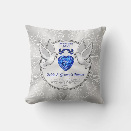 Bridal Shower Gifts for the Bride Wedding  Throw Pillow