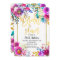 Bridal Shower Gold Script Bold Watercolor Floral