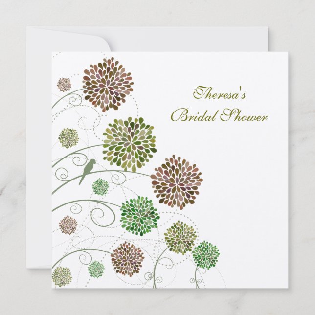 Bridal Shower Green Gables Personalized Invitation (Front)