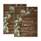 Bridal Shower Greenery Eucalyptus Rustic Wood