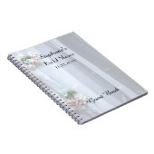 Bridal Shower Guest Book, Vintage Lace Notebook (Right Side)