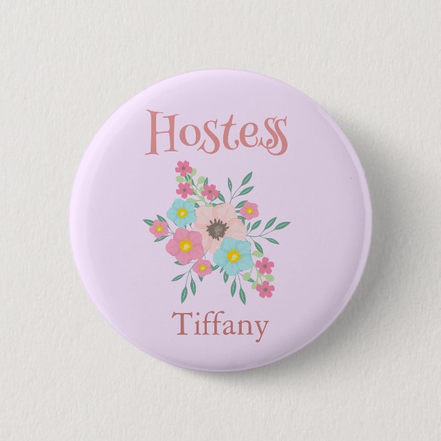 Bridal Shower Hostess Button (Front)