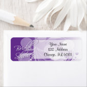Bridal Shower in a Purple and White Label (Insitu)