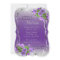 Bridal Shower in Purple and Silver Glitter