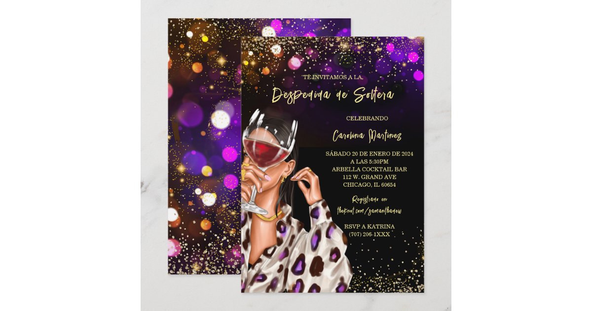 Bridal Shower In Spanish Invitation Zazzle