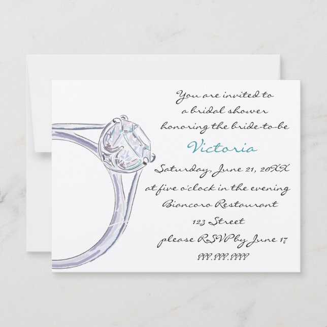 BRIDAL SHOWER INVITATION (Front)