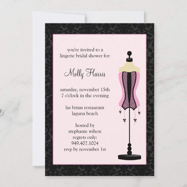 Bridal Shower Invitation (Front)