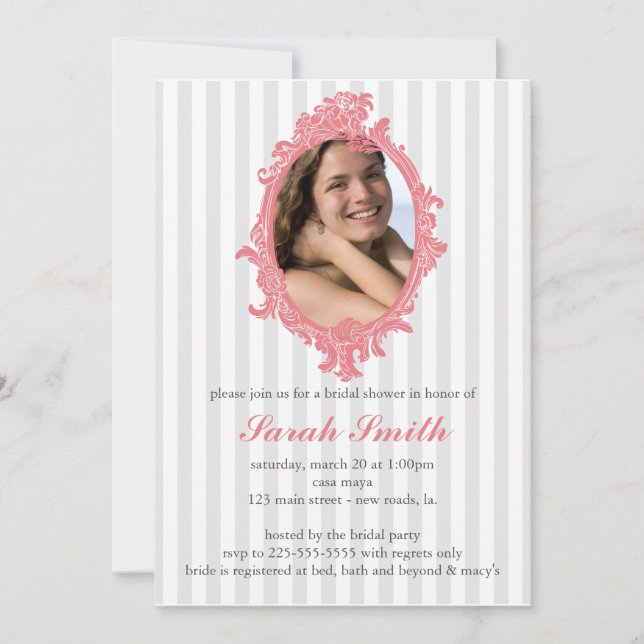 Bridal Shower Invitation (Front)