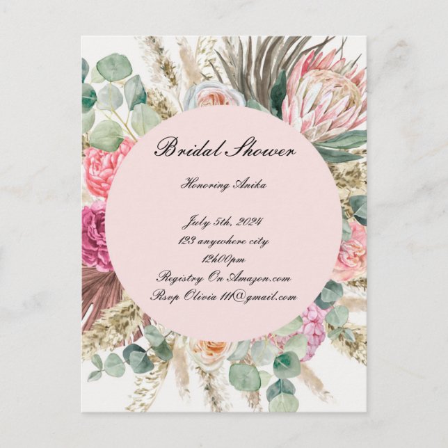 BRIDAL SHOWER INVITATION (Front)