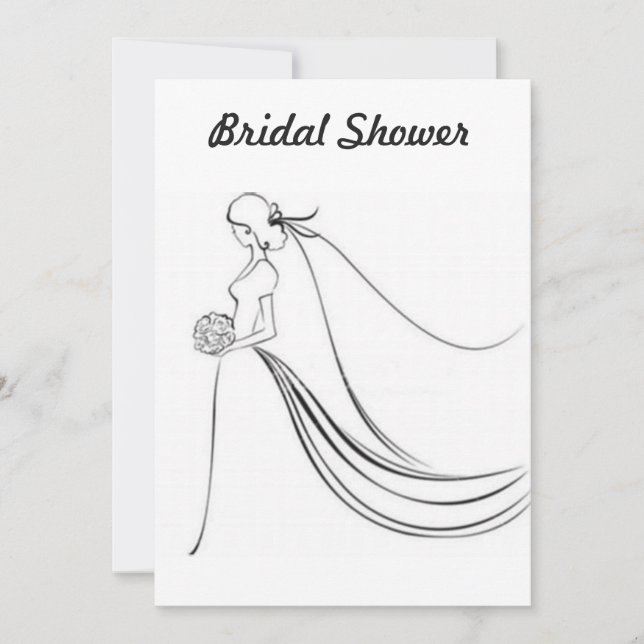 bridal shower invitation (Front)