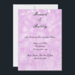 BRIDAL SHOWER INVITATION<br><div class="desc">BRUNCH AND BUBBLY BRIDAL SHOWER INVITATION IN FAUX PURPLE GLITTER,  VERY EASY TO EDIT WITH A TEXT OF YOUR OWN.</div>
