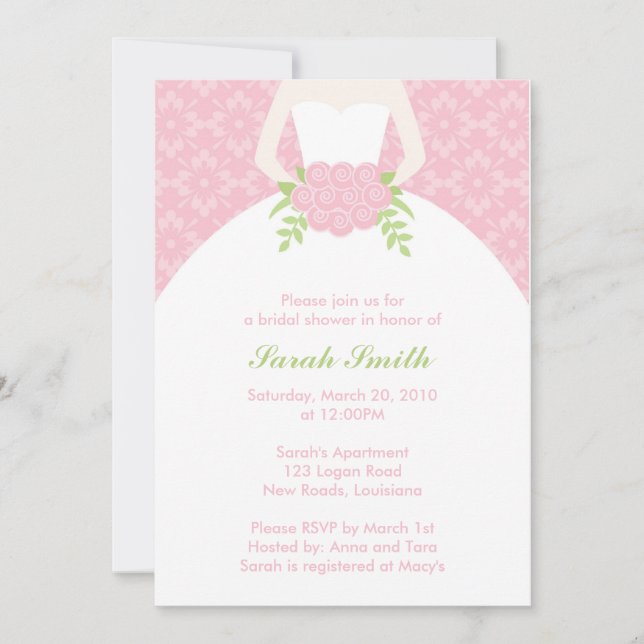 Bridal Shower Invitation (Front)