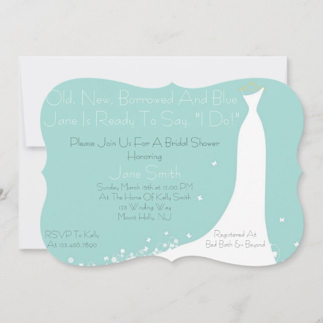 Bridal Shower Invitation (Front)