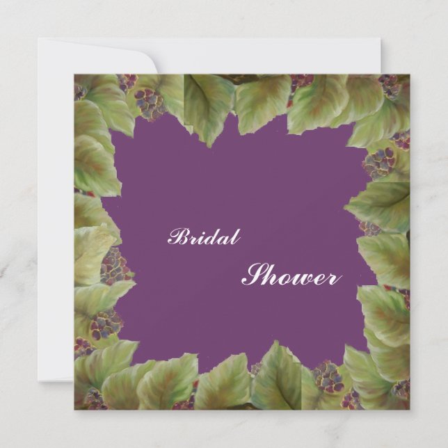 Bridal shower invitation (Front)