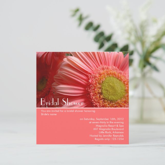 Bridal Shower Invitation (Standing Front)