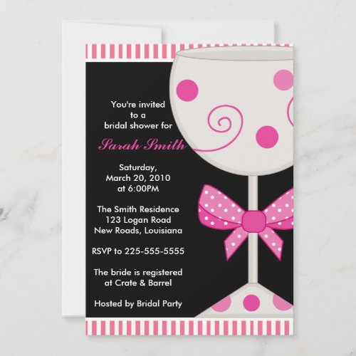 Bridal Shower Custom Announcement