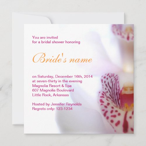 Bridal Shower Invitation