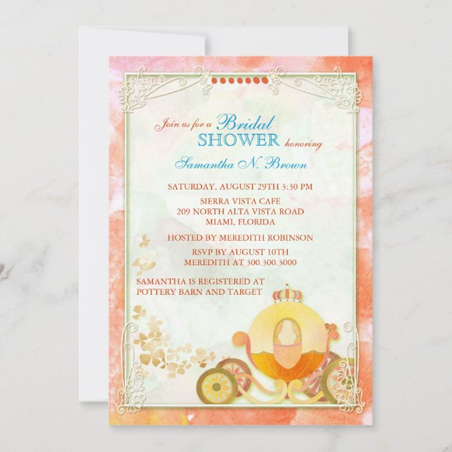 Bridal Shower Invitation (Front)