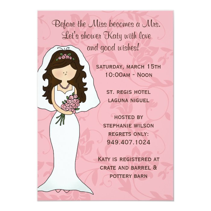 Bridal Shower Invitation Zazzle