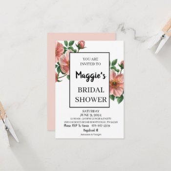 Bridal Shower Invitation by MysticalMoods at Zazzle