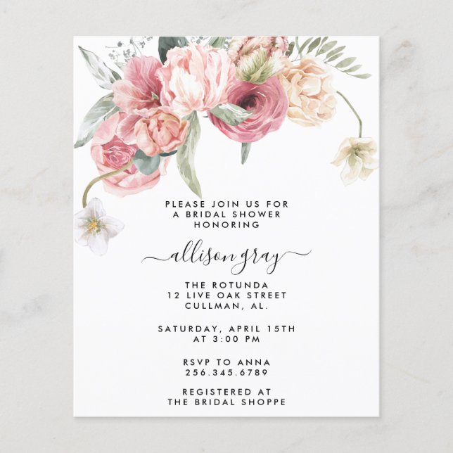 Bridal Shower Invitation | Annabeth (Front)