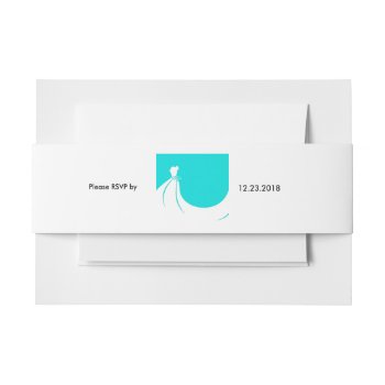 Bridal Shower Invitation Belly Band by WeddingButler at Zazzle