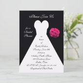 Bridal Shower Invitation -- Bridal Gown (Standing Front)