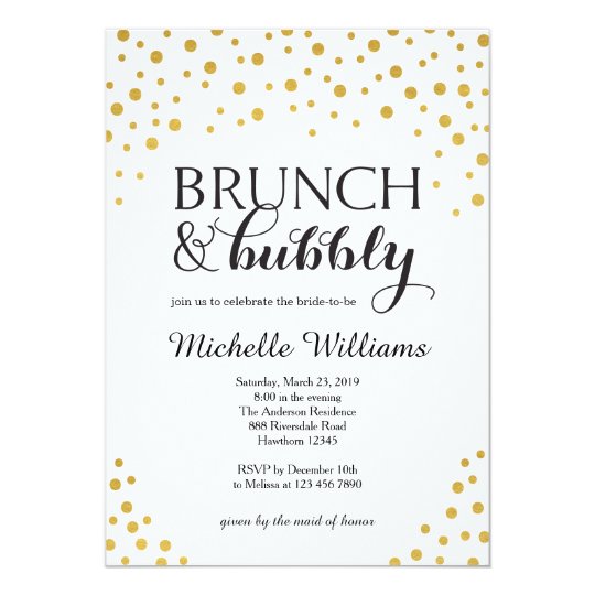 Brunch And Bubbly Invitations 5