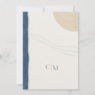 Bridal Shower Invitation Coastal Editorial Aegea