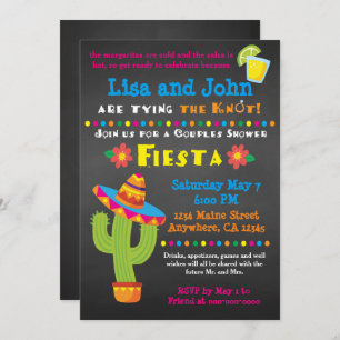 Bridal Shower Invitation- Couples, Fiesta Invitation