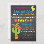 Bridal Shower Invitation- Couples, Fiesta Invitation (Front)