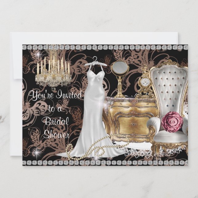 BRIDAL SHOWER INVITATION DESIGNER Wallpaper (Front)