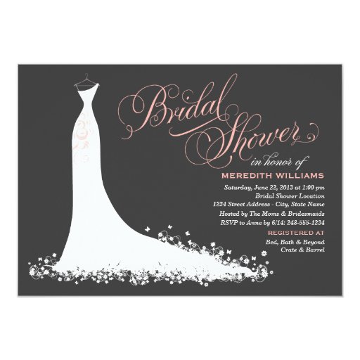 Fancy Bridal Shower Invitations 1