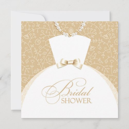 Bridal Shower Invitation Flat Card