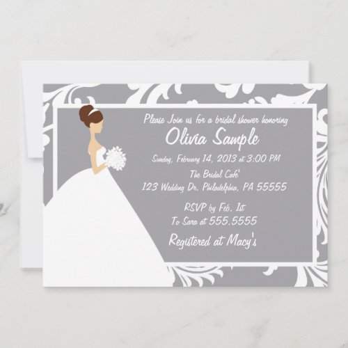 Bridal Shower Invitation Floral