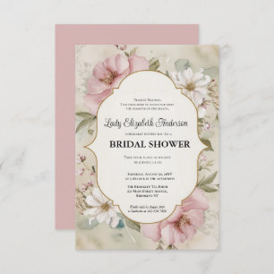 bridal shower invitation,french chateau party invitation