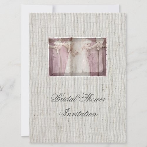 Bridal Shower Invitation Gray Chic Invitation