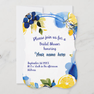 Bridal Shower invitation "La Dolce Vita" style